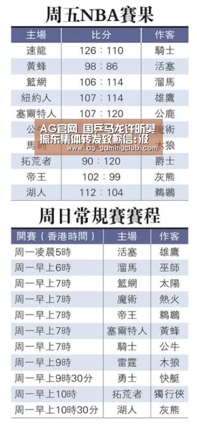 AG官网_国乒马龙许昕樊振东集体转发致歉信:汲取教训深刻反思(图3) AG百家乐
